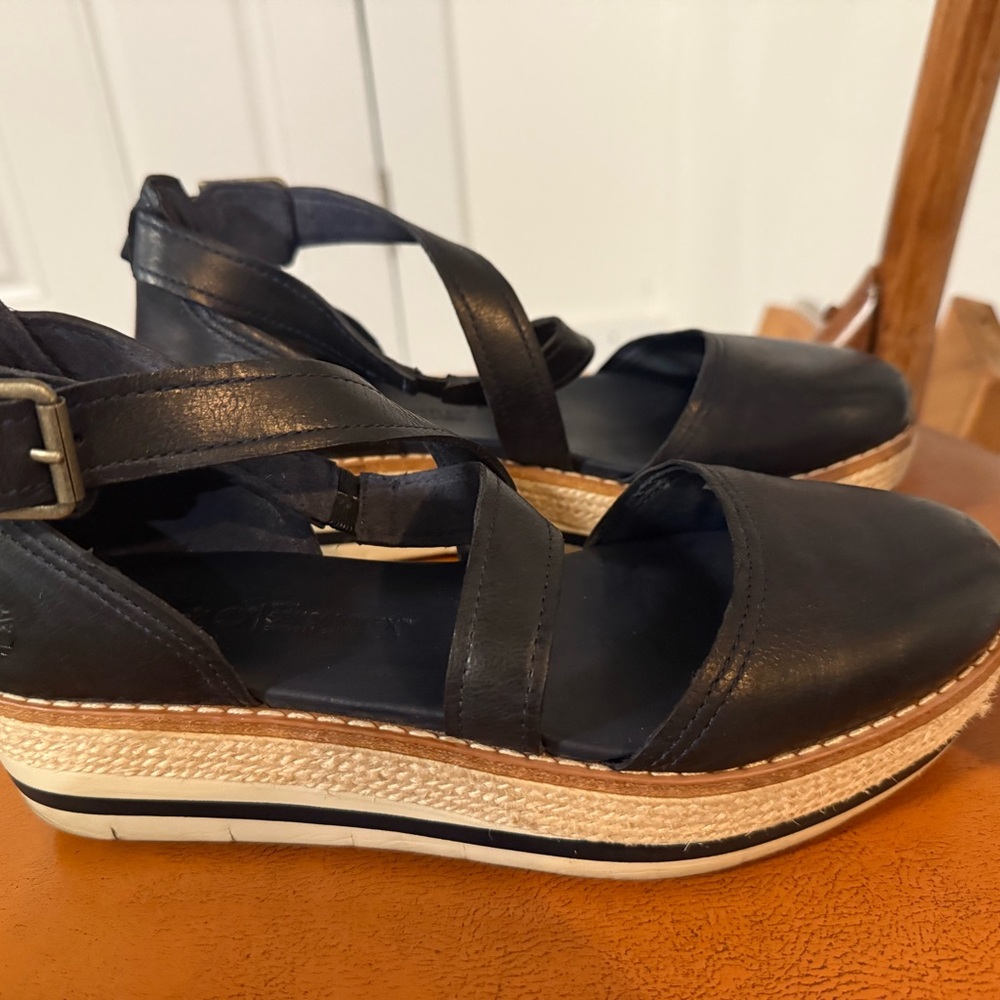 Timberland Black Espadrille Sandals
